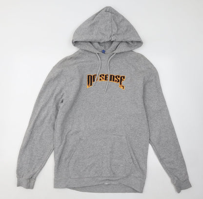 Womens UK Size S Divided by H&M Grey Pullover Hoodie