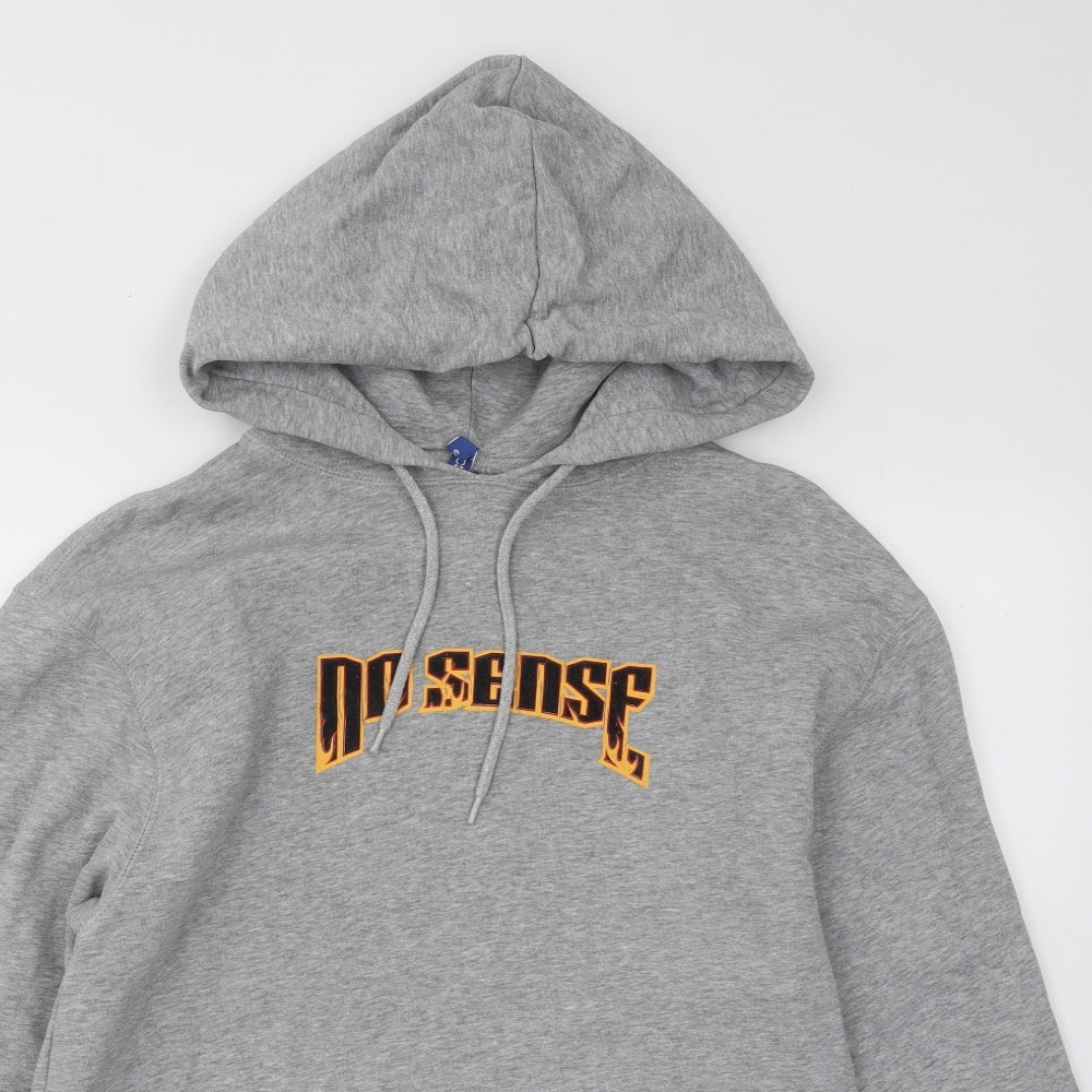 Womens UK Size S Divided by H&M Grey Pullover Hoodie