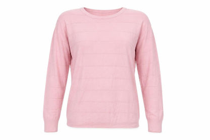 Womens UK Size L Jaqueline de Yong Pink Pullover Jumper