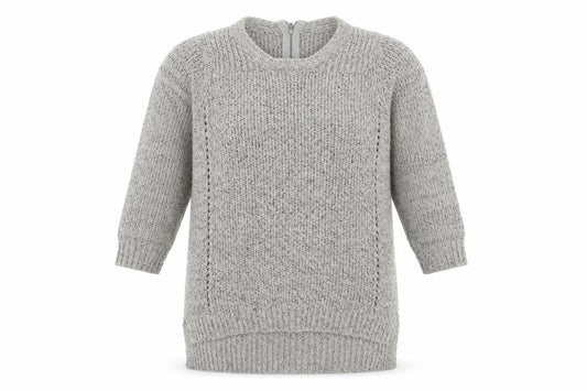 Womens UK Size XL Indigo Grey Pullover Jumper