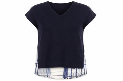 Womens UK Size 8 NEXT Blue Basic Blouse