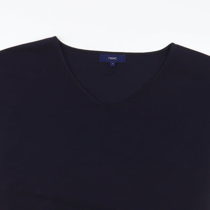 Womens UK Size 8 NEXT Blue Basic Blouse