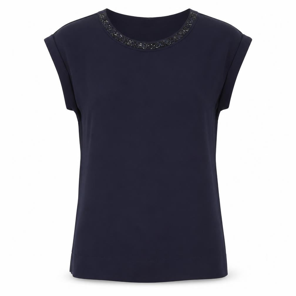 Womens UK Size 8 NEXT Blue Basic Blouse