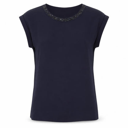 Womens UK Size 8 NEXT Blue Basic Blouse