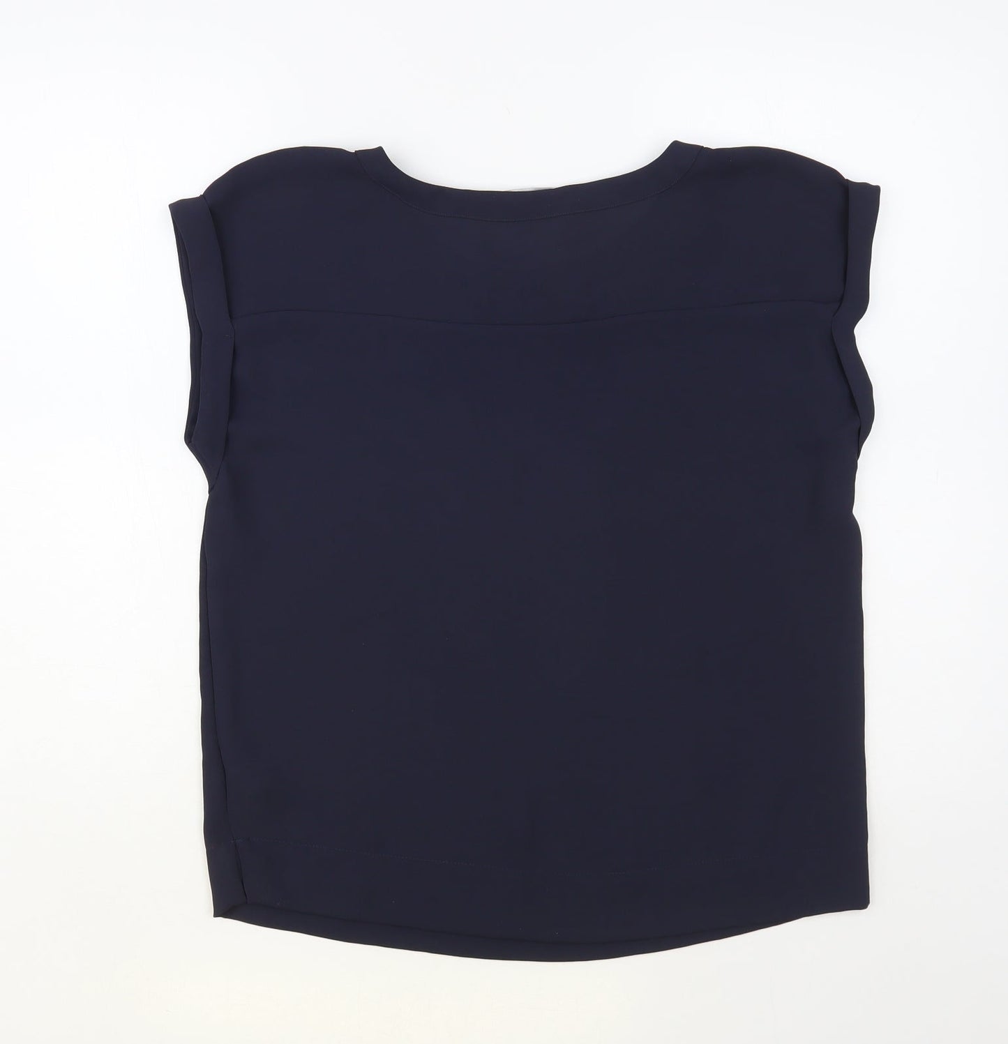 Womens UK Size 8 NEXT Blue Basic Blouse