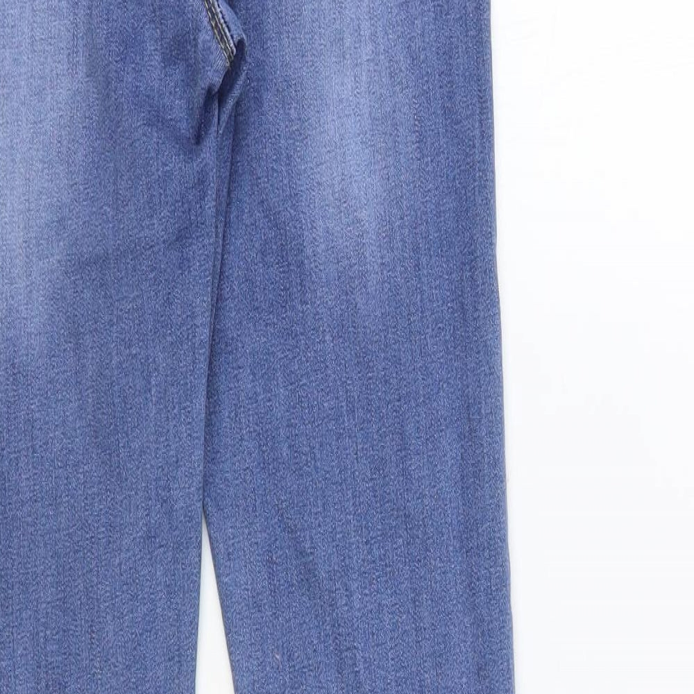 Estee Brown Womens Blue Cotton Skinny Jeans Size XS L29 in Regular Button