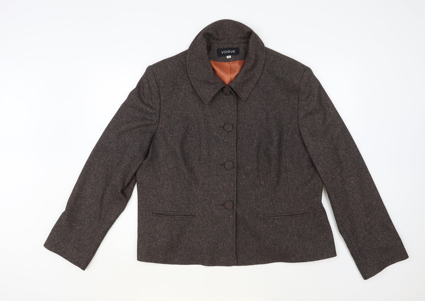 Womens UK Size 20 Vogue Brown Jacket