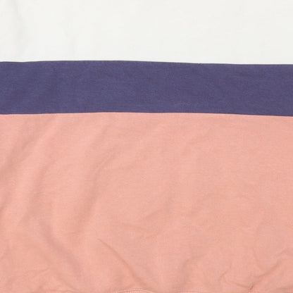 New Look Womens Multicoloured Colourblock Cotton Pullover Sweatshirt Size S Pullover