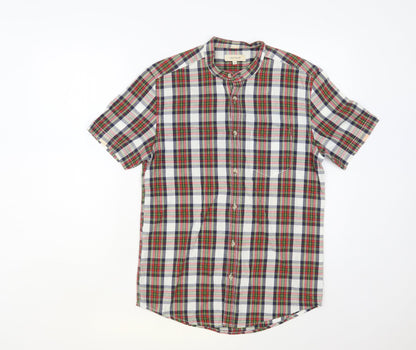 Mens UK Size S River Island Multicoloured  Button-Up Short Sleeve Casual Shirt