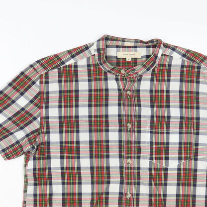 Mens UK Size S River Island Multicoloured  Button-Up Short Sleeve Casual Shirt