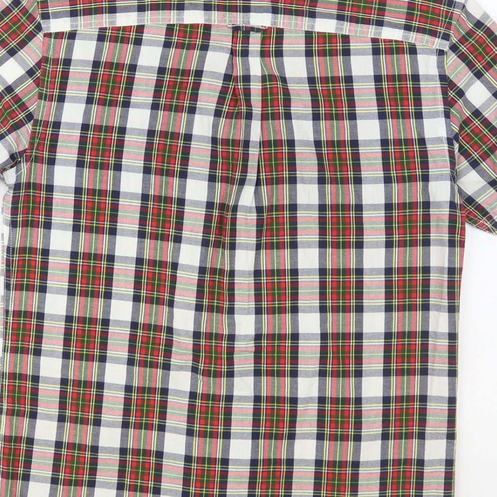 Mens UK Size S River Island Multicoloured  Button-Up Short Sleeve Casual Shirt