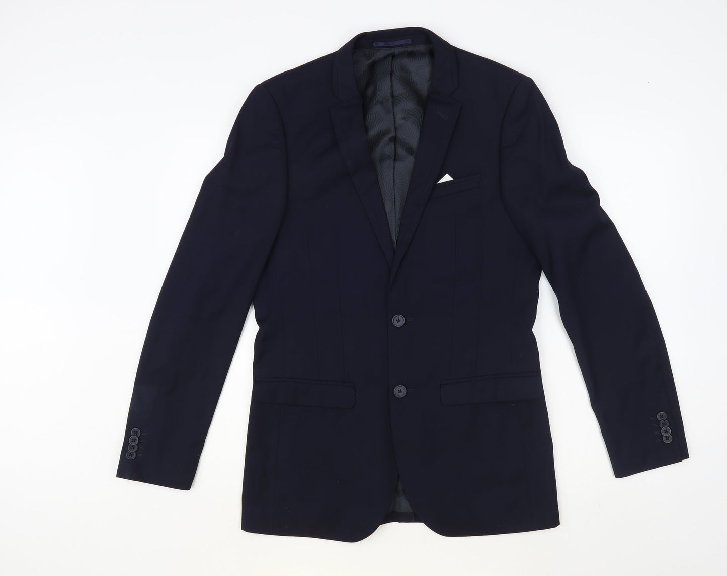 Mens UK Size 36 Preworn Regular Blue Suit Jacket