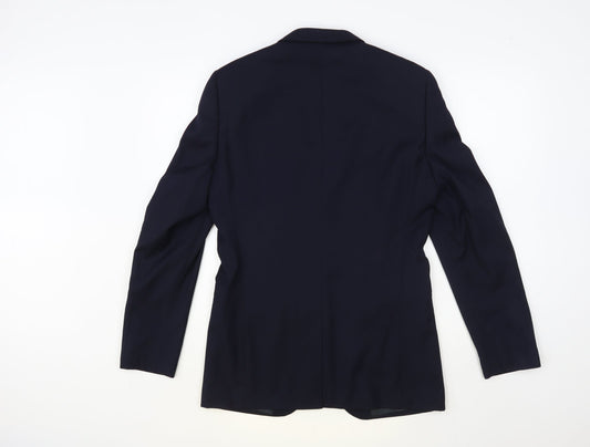 Mens UK Size 36 Preworn Regular Blue Suit Jacket