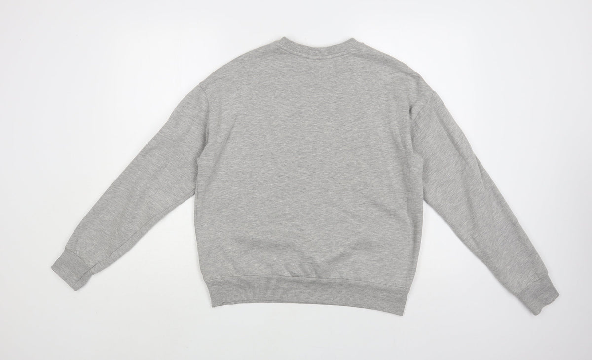 Primark Womens Grey Cotton Pullover Sweatshirt Size 6 Pullover - Mickey Mouse