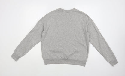 Primark Womens Grey Cotton Pullover Sweatshirt Size 6 Pullover - Mickey Mouse
