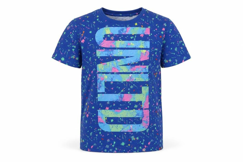 NEXT Boys Blue Geometric Jute Pullover T-Shirt Size 8 Years Crew Neck Pullover - Unlimited