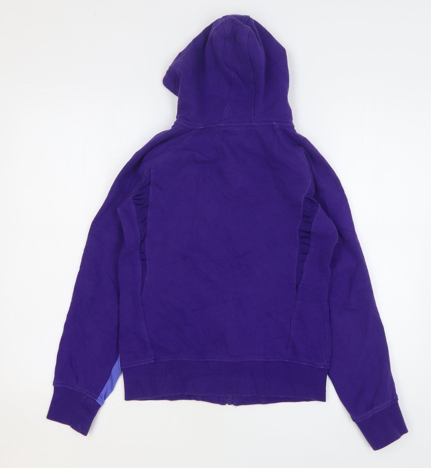 Myprotein Womens Purple Cotton Full Zip Hoodie Size XS Zip