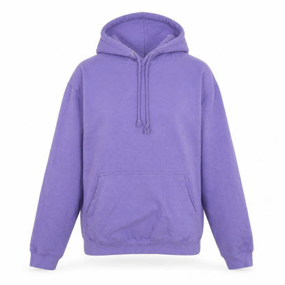 Awdis Womens Purple Cotton Pullover Hoodie Size S Pullover
