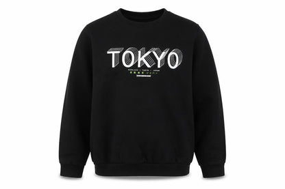 Primark Boys Black Cotton Pullover Sweatshirt Size 10-11 Years Pullover - Tokyo