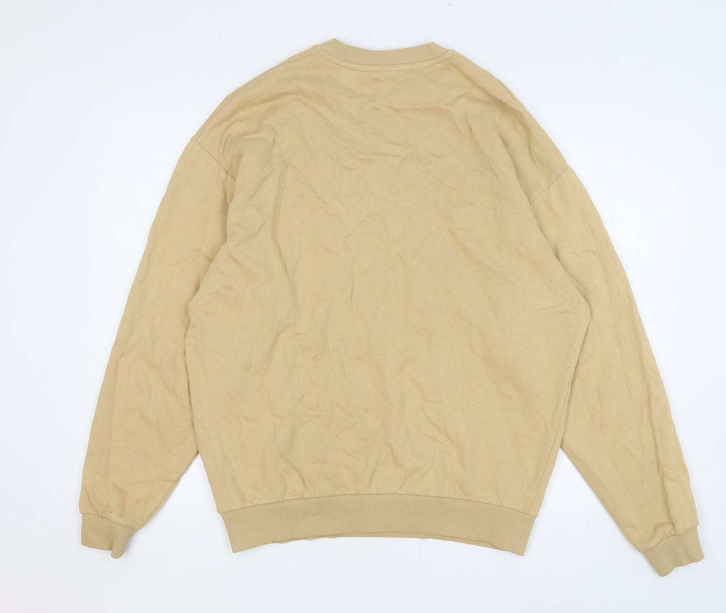 Mens UK Size S ASOS Beige Pullover Sweatshirt