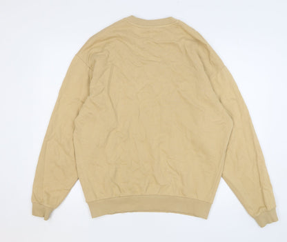 Mens UK Size S ASOS Beige Pullover Sweatshirt