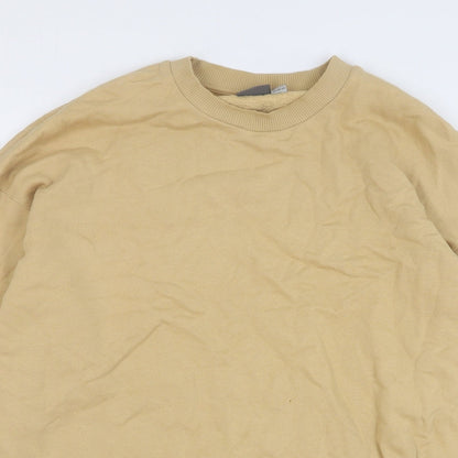 Mens UK Size S ASOS Beige Pullover Sweatshirt