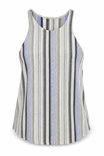 Womens UK Size 14 New Look Multicoloured Basic Tank