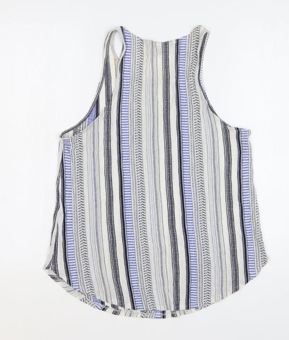 Womens UK Size 14 New Look Multicoloured Basic Tank