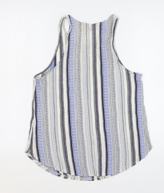 Womens UK Size 14 New Look Multicoloured Basic Tank
