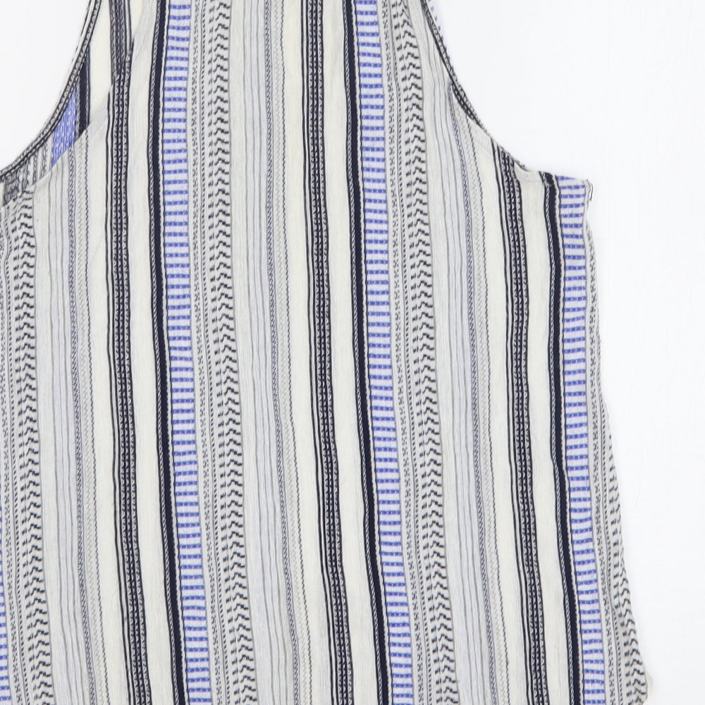 Womens UK Size 14 New Look Multicoloured Basic Tank