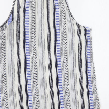 Womens UK Size 14 New Look Multicoloured Basic Tank