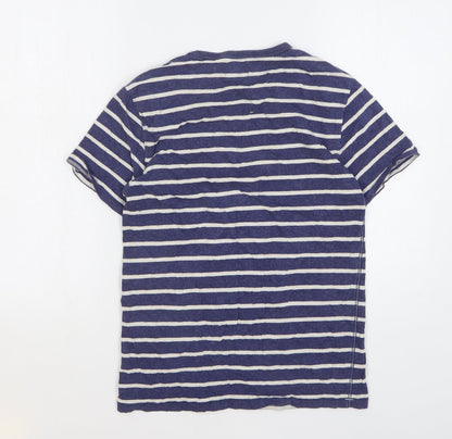 Womens UK Size S NEXT Blue Basic T-Shirt