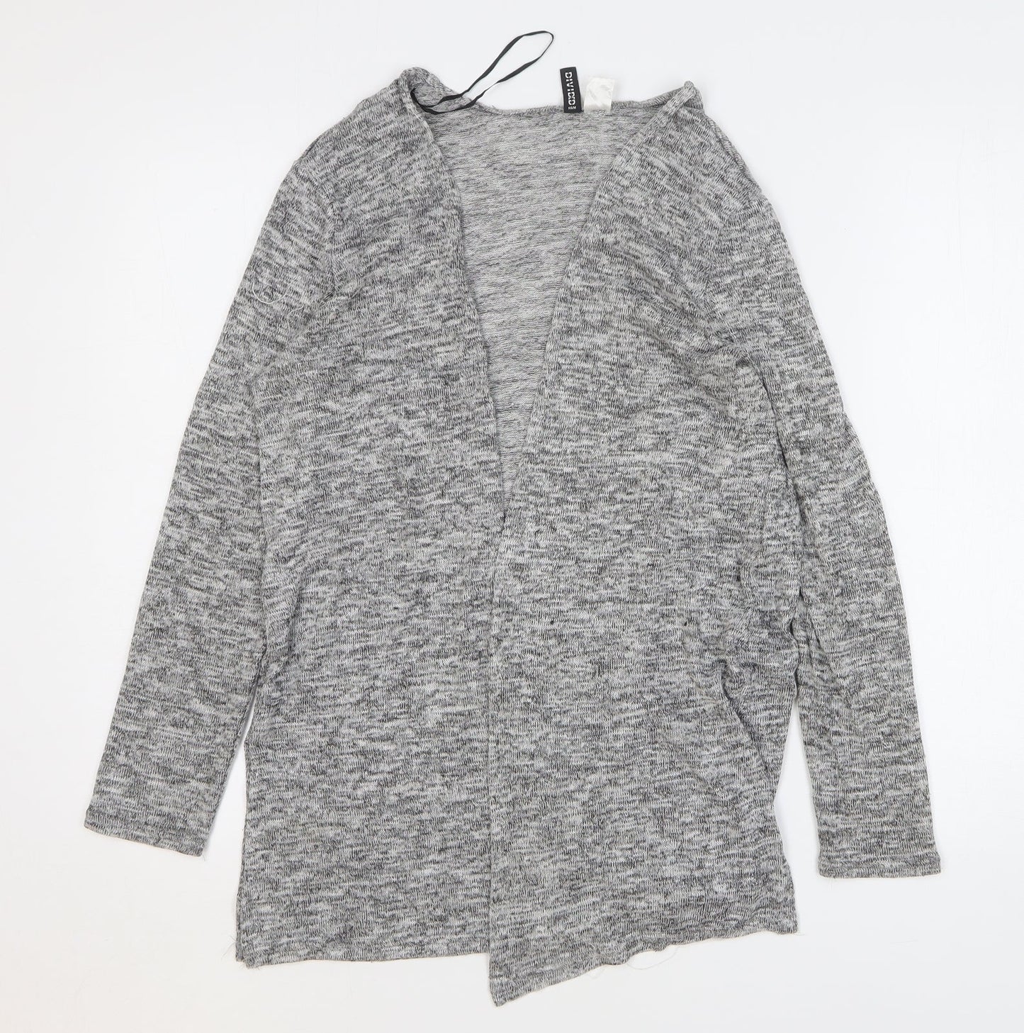 Womens UK Size M H&M Grey Cardigan Jumper