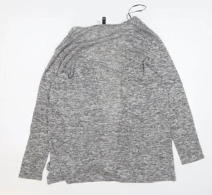 Womens UK Size M H&M Grey Cardigan Jumper