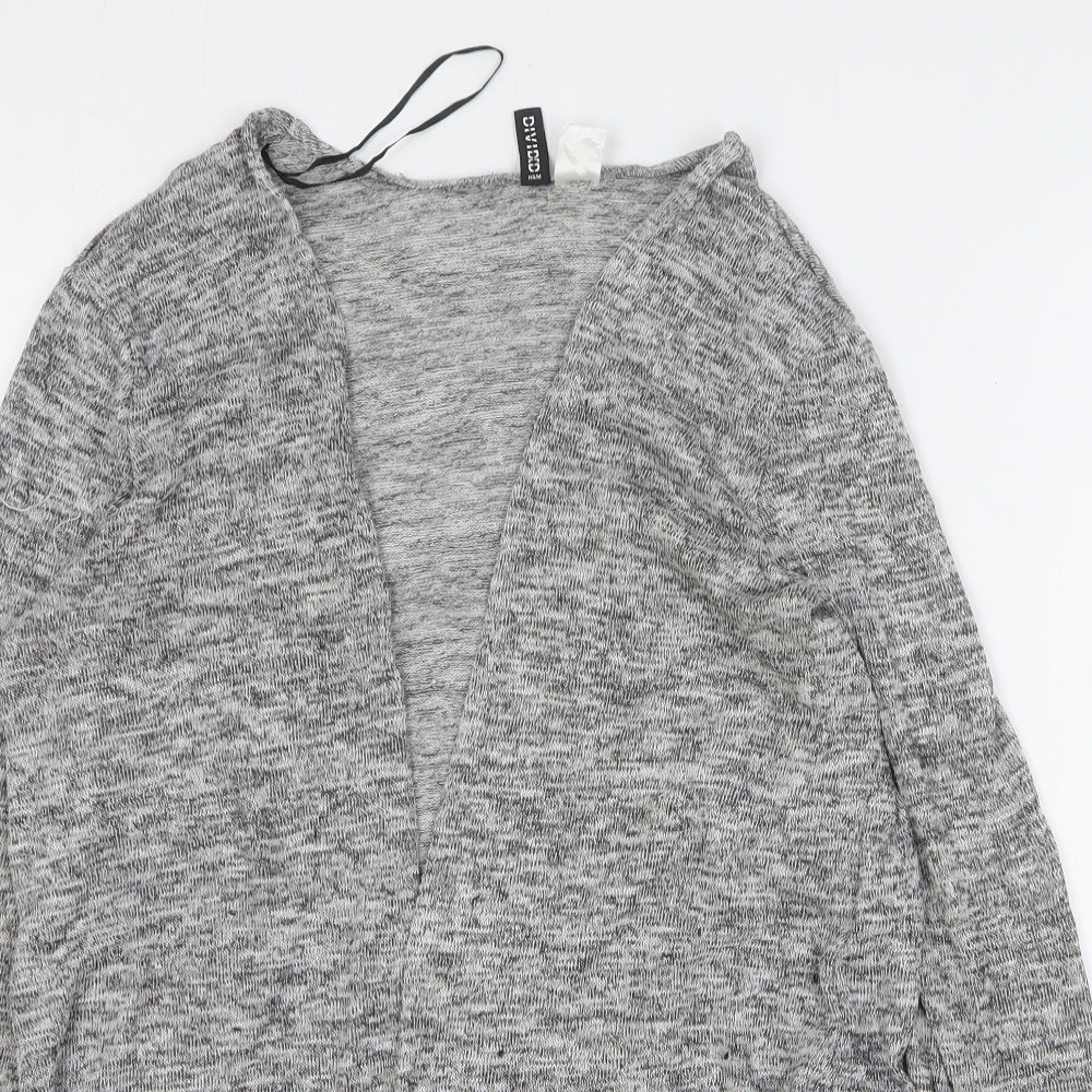 Womens UK Size M H&M Grey Cardigan Jumper