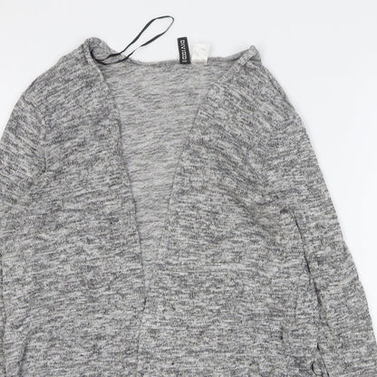 Womens UK Size M H&M Grey Cardigan Jumper