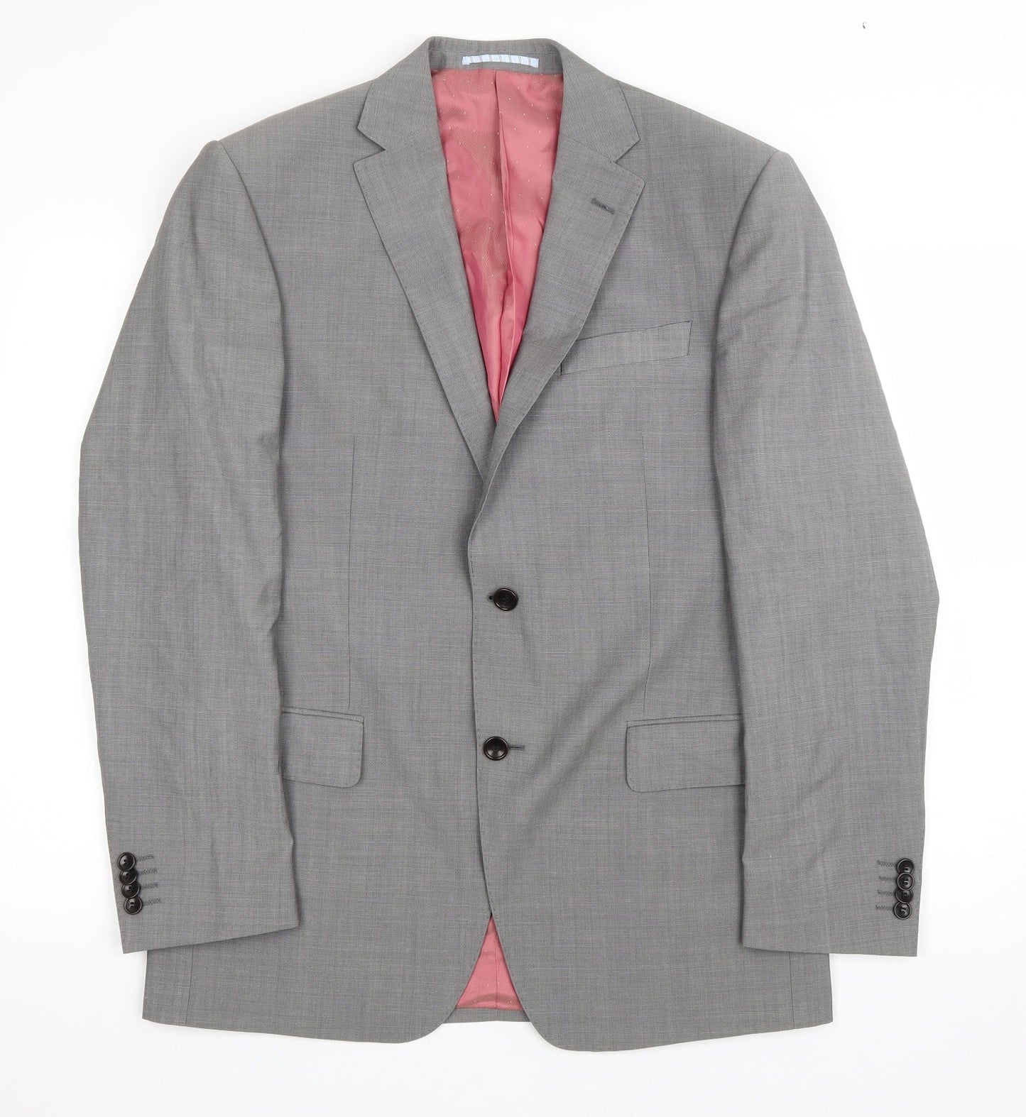 Mens UK Size 38 Marks and Spencer Regular Grey Suit Jacket