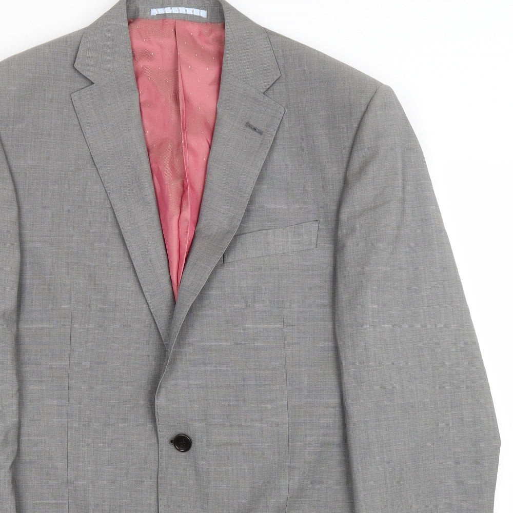 Mens UK Size 38 Marks and Spencer Regular Grey Suit Jacket