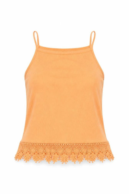 Womens UK Size 8 New Look Orange Camisole Tank