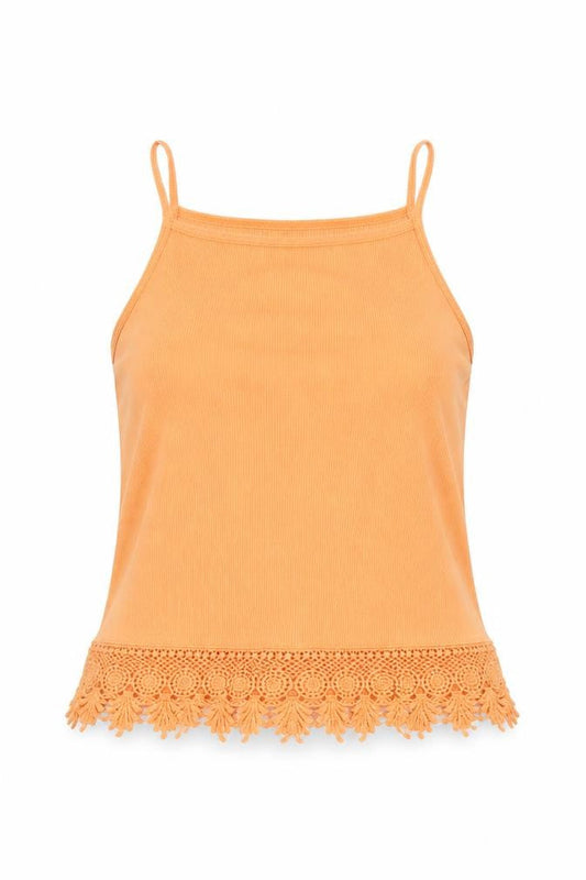 Womens UK Size 8 New Look Orange Camisole Tank