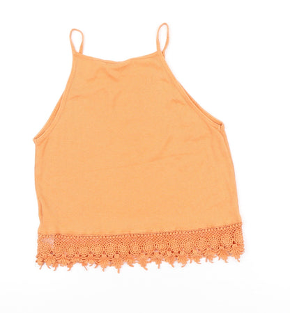 Womens UK Size 8 New Look Orange Camisole Tank