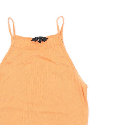 Womens UK Size 8 New Look Orange Camisole Tank