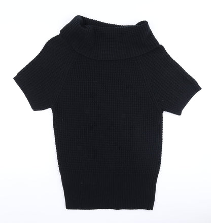 Womens UK Size M ESMARA Black Basic T-Shirt
