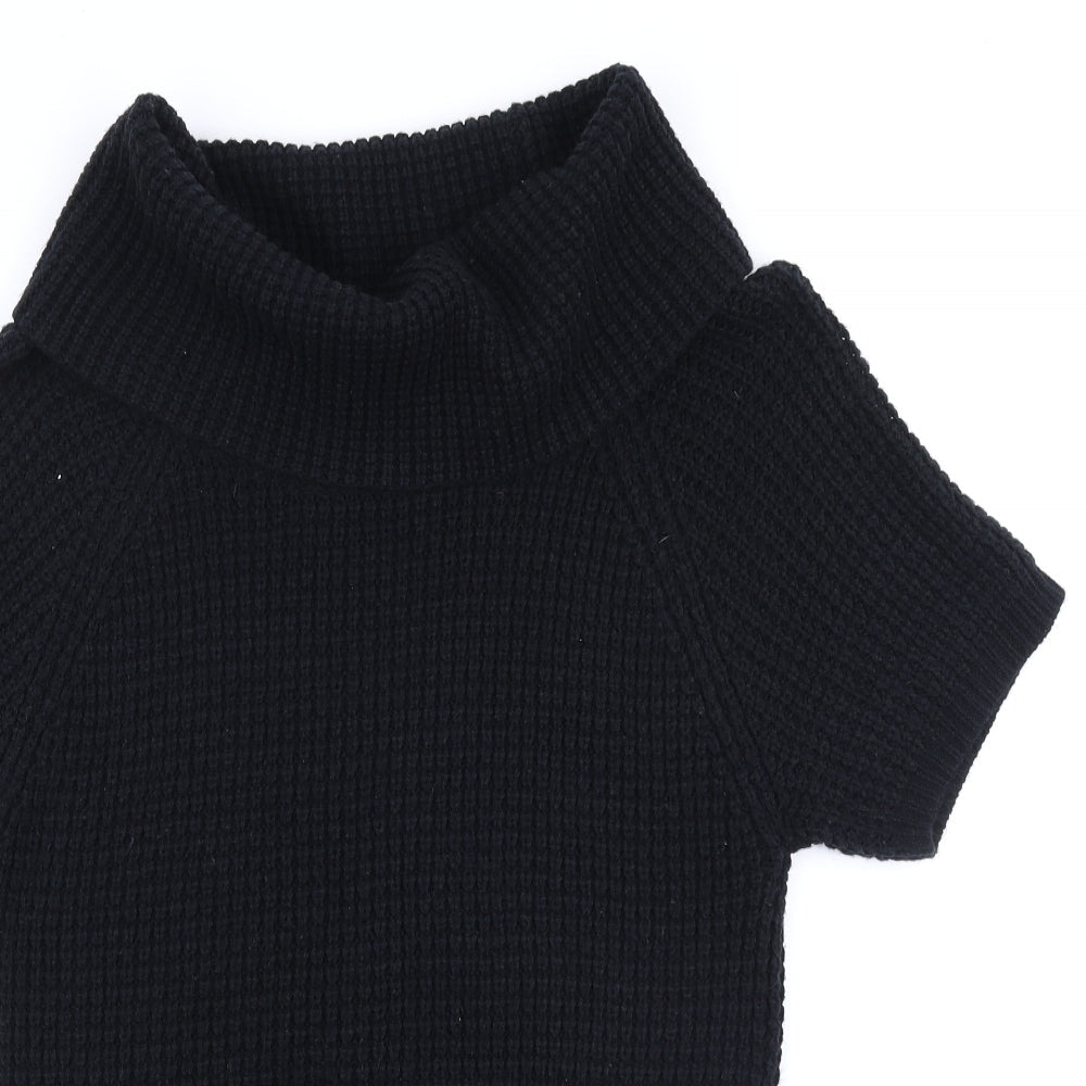 Womens UK Size M ESMARA Black Basic T-Shirt