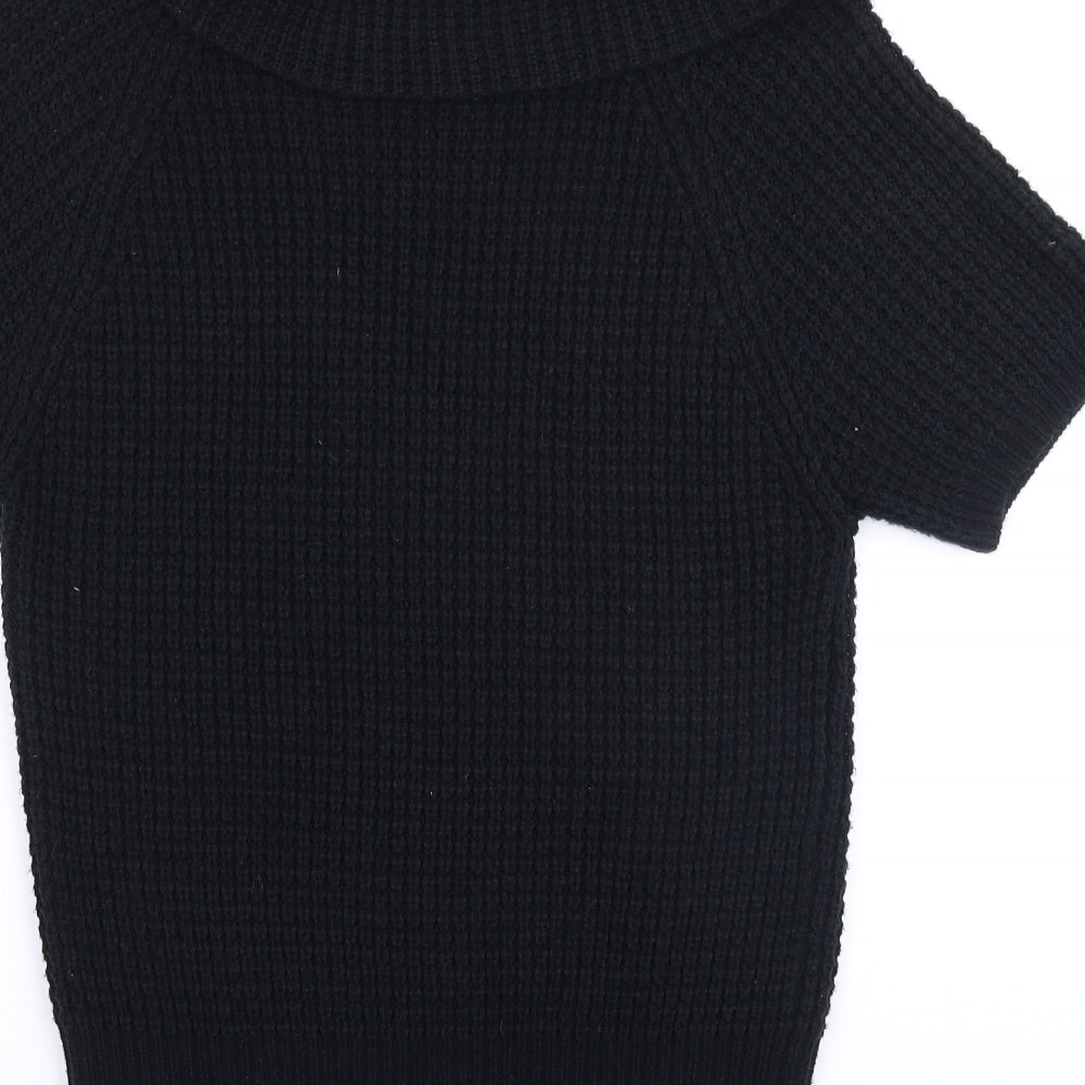 Womens UK Size M ESMARA Black Basic T-Shirt