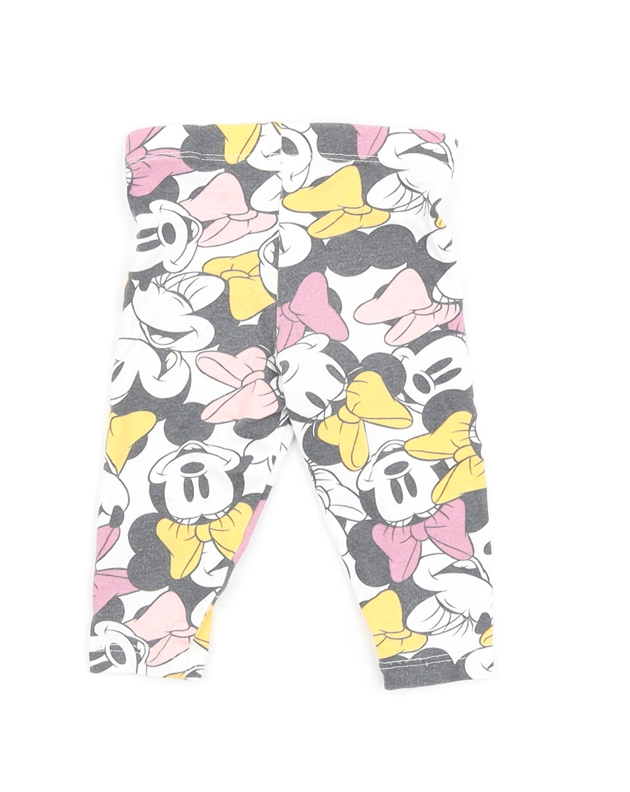 Primark Girls Multicoloured Geometric Cotton Jogger Leggings Size 3-6 Months - Minnie Mouse