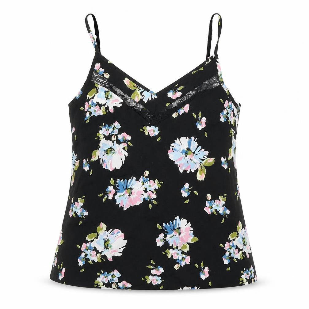 Womens UK Size 8 Miss Selfridge Black Camisole Blouse