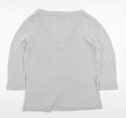 Womens UK Size 12 Marks and Spencer Grey Pullover Jumper