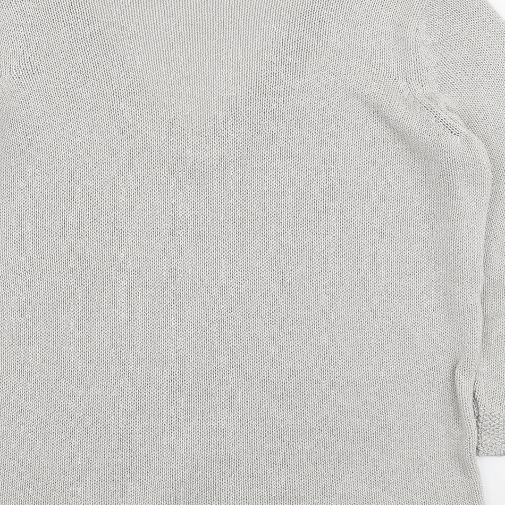 Womens UK Size 12 Marks and Spencer Grey Pullover Jumper
