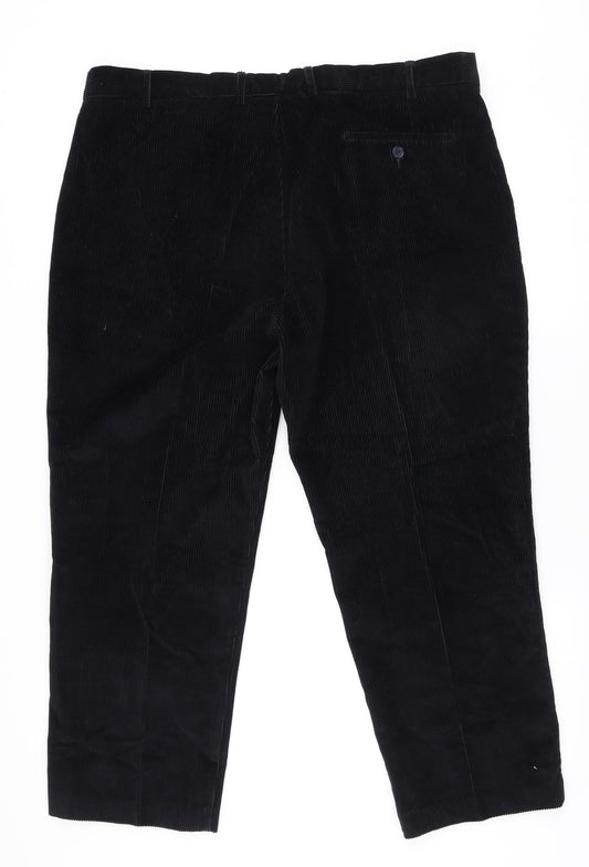 Preworn Mens Blue Polyester Trousers Size 41 in L26 in Regular Zip